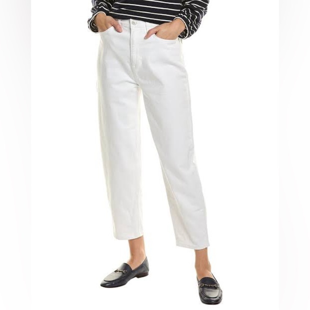 Current/Elliot The Jaunt Taper Baggy Jeans Blanc 25 NWT Barrel‎